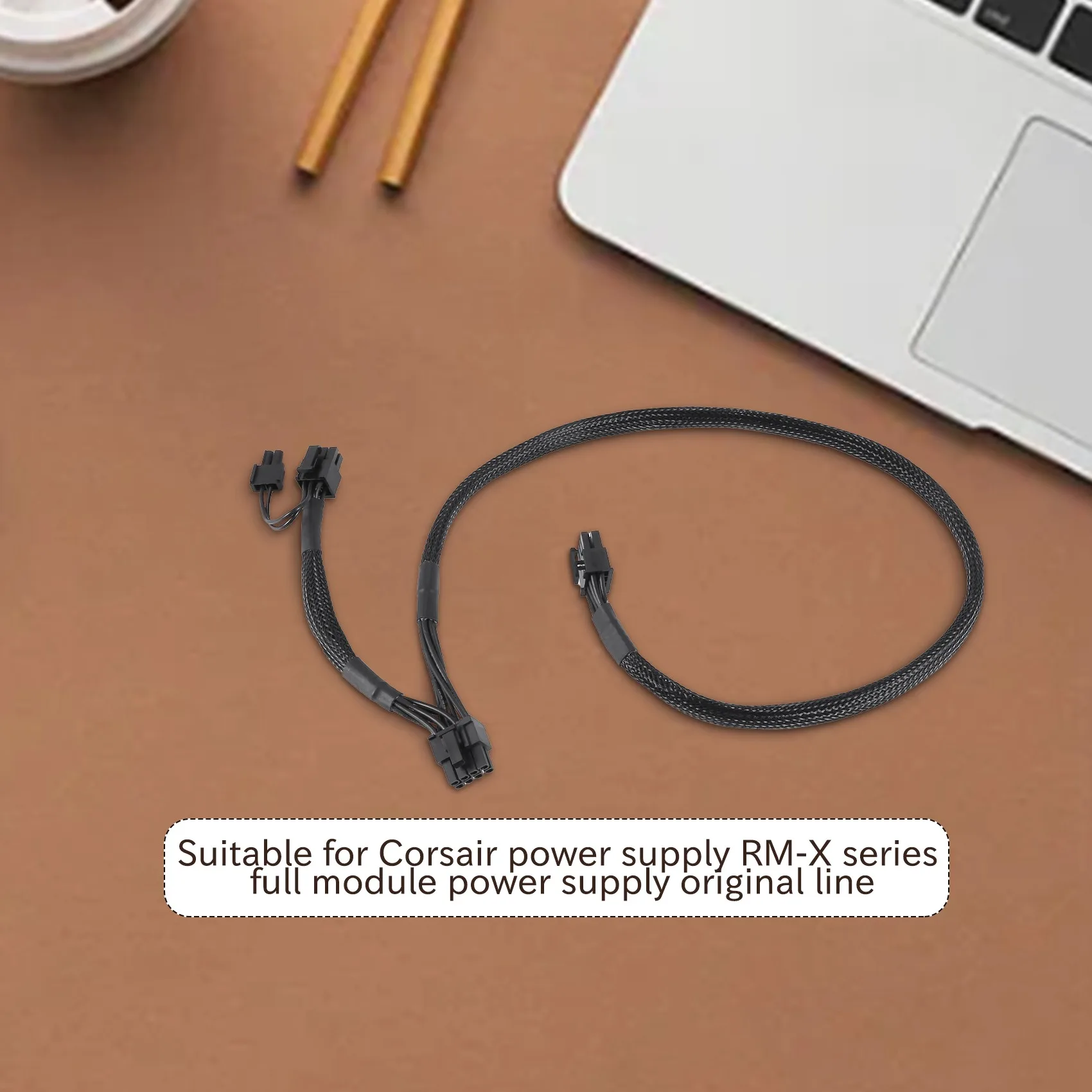 FZFZ PCI-E 듀얼 8핀 - 8핀(6+2핀) RM1000X RM550X 650X 750X 850X용 모듈형 전원 공급 장치 케이블