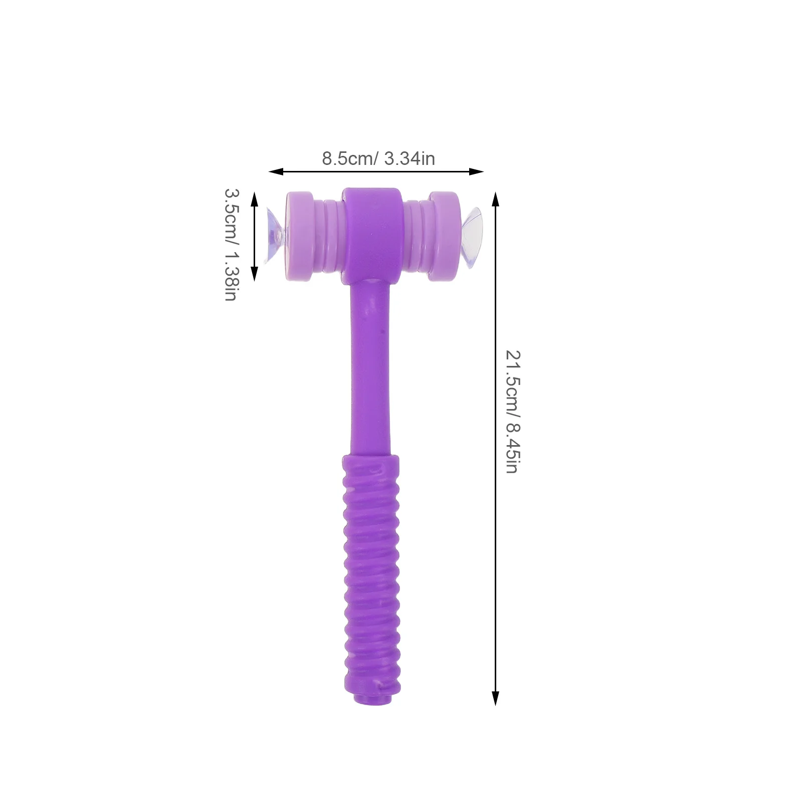 6pcs Kids Hammer Plastic Early Learning Pounding Game For Toddlers Reaction Training With Suction Cups - Montessori