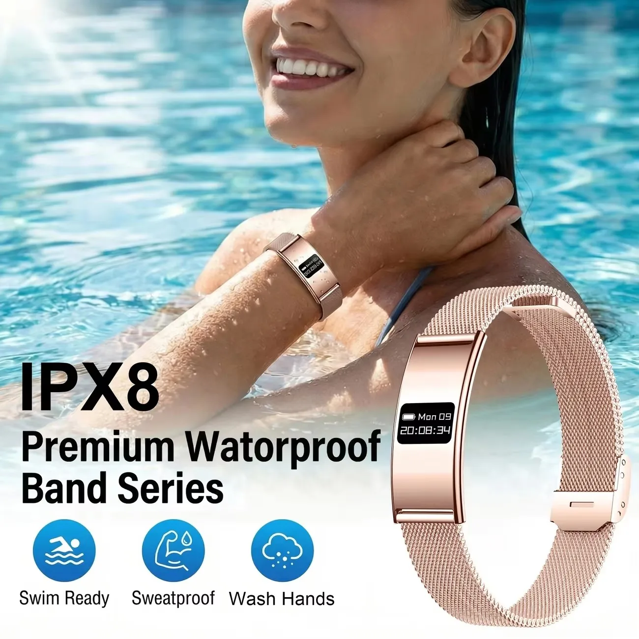 Sports Step Count Smart Bracelet 2026 New Men Women Health Monitoring Fitness Smart Watch Heart Rate Sleep Monitoring Smart Band