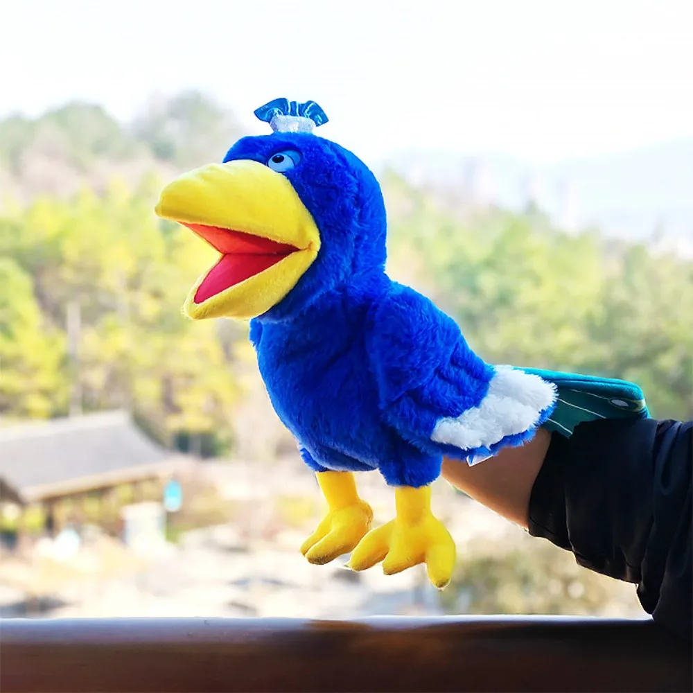 Marioneta de mano de pavo real Unisex, juguetes de peluche bonitos de 5 estilos, diseños de aves, accesorios de Control de mano de rendimiento, nuevo