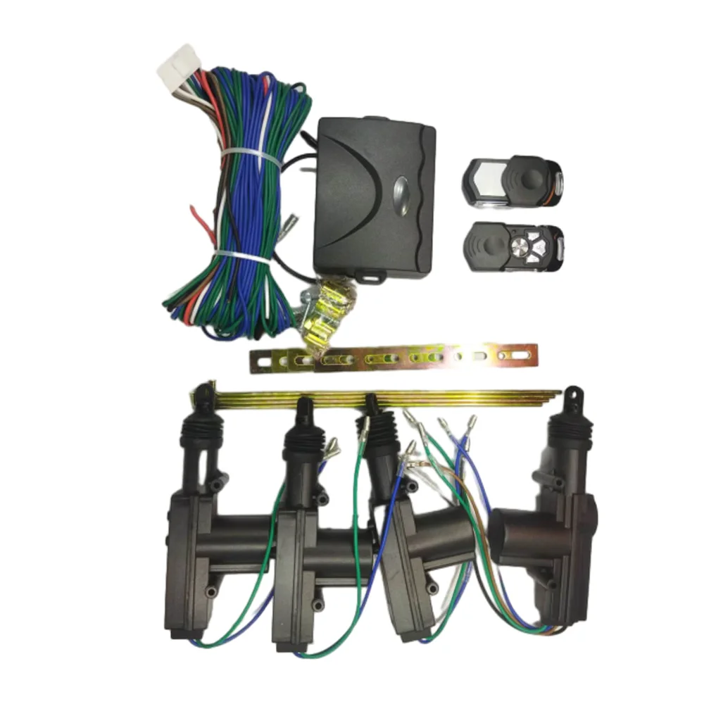 For most 12 V vehicles for 2 Power Central Locking Kit  3  or 4-door vehicles 12 V DC with Remote Keyless Entry