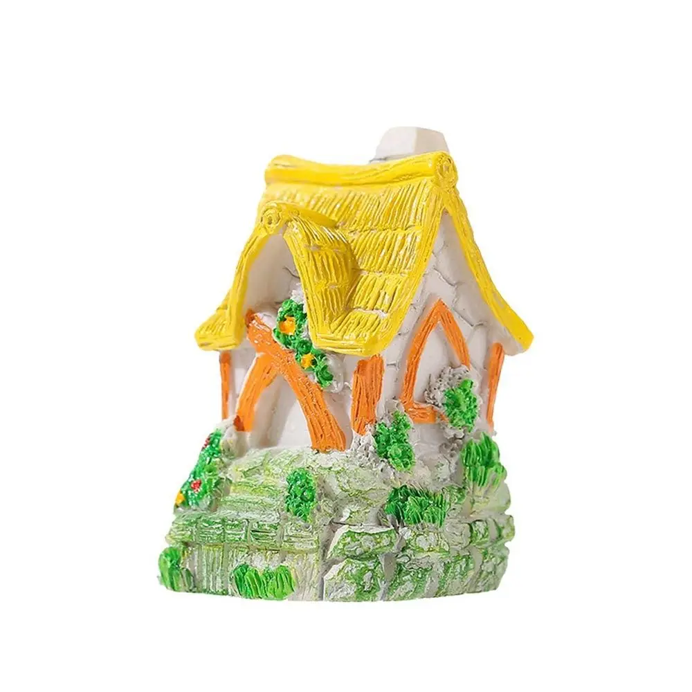 Multicolor Miniature Castle Creative Fairy Garden Resin Desktop Knick-knack Home Decor Doll House Mini European Villas