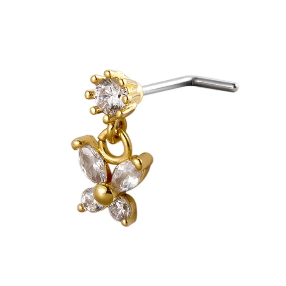 Stainless Steel Piercing Nose - Body Jewelry Goth ulasan dan harga