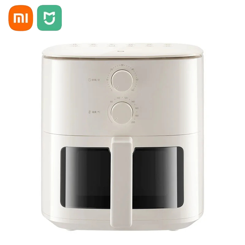  New Xiaomi Mijia Air Fryer N1 5L Household Low Oil And Light Fat No Flipping Required Smokeless Kitchen Electric Hot Fryer Oven 
