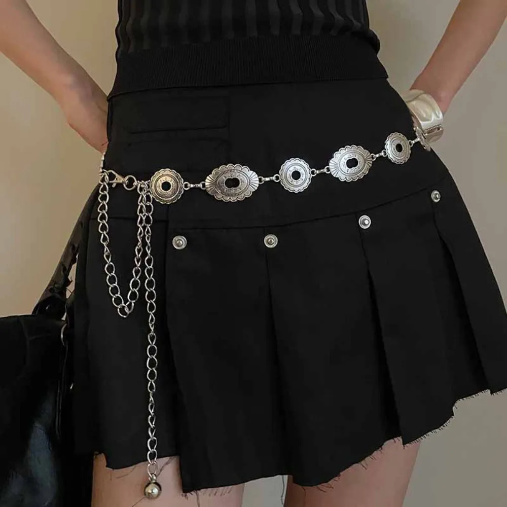 New Butterfly Tassel Waist Chain Vintage Y2K Bohemian Belt Dress Decoration Trendy Flower Bohemian Belt
