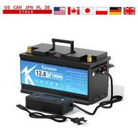KEPWORTH EU Stocks 12V 100Ah 300Ah LiFePO4 Lithium Iron Phosphate Battery perfect for RV Campers Solar Golf Carts Marine