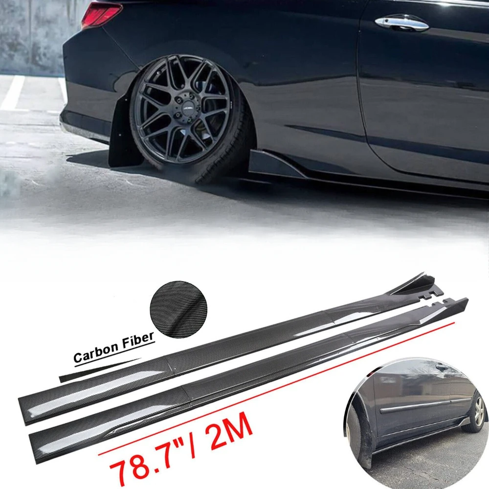 

Carbon Fiber Side Skirt Rocker Panel Splitter /Lip For Hyundai Genesis Coupe United States