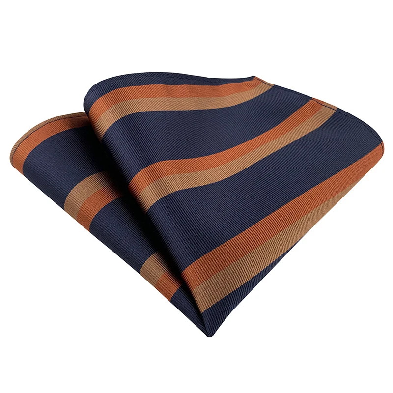 Lenço quadrado de bolso masculino, 25cm, listras florais, xadrez, lenço, toalhas de peito para casamento, festa de negócios, presentes formais