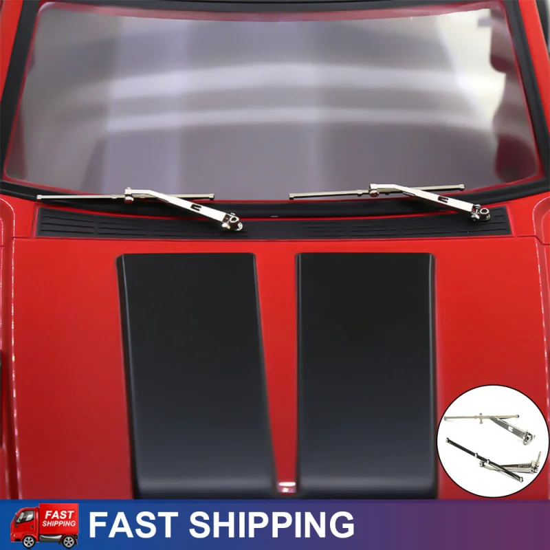 Metal Moving Windshield Wiper for 1/10 Traxxas TRX4 TRX6 90046 SCX10III RC Crawler Upgrade Parts