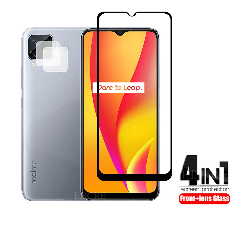 2Pcs For OPPO Realme C15 Tempered Glass for OPPO Realme C15 Camera glass For OPPO Realme C11 Screen Protector Camera Film