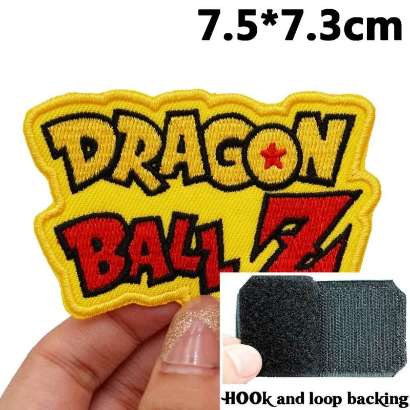 Anime Dragon Ball Cartoon Logo Embroidery Cloth Patch Fashion Backpack Decoration Clothing Patch Patch Children\'s Badge Velcro