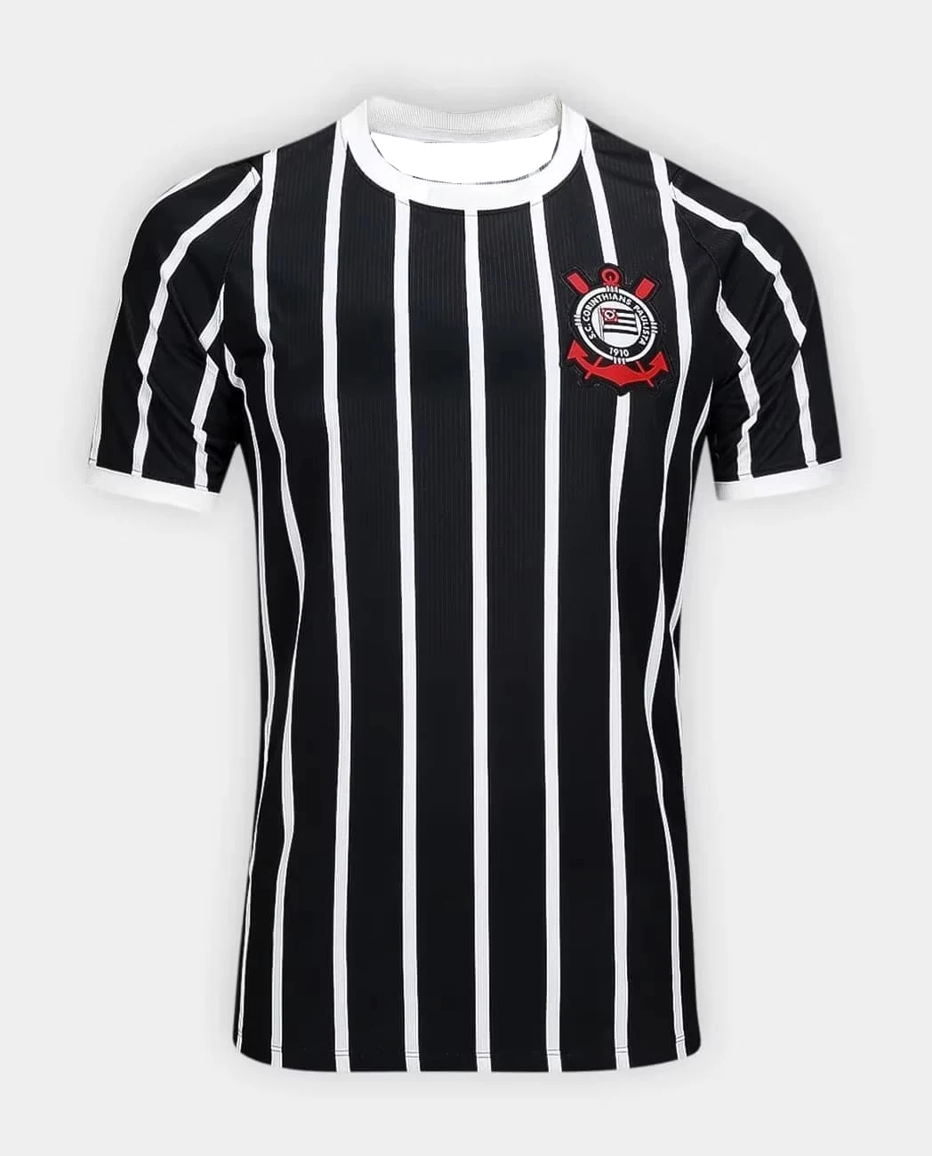 Brasilianisches Atmungsaktives Fußball-T-Shirt 2026-27 Corinthians T-Shirt Sommer Herren Fußball-T-Shirts für Training und Heimspiele – Detail 5