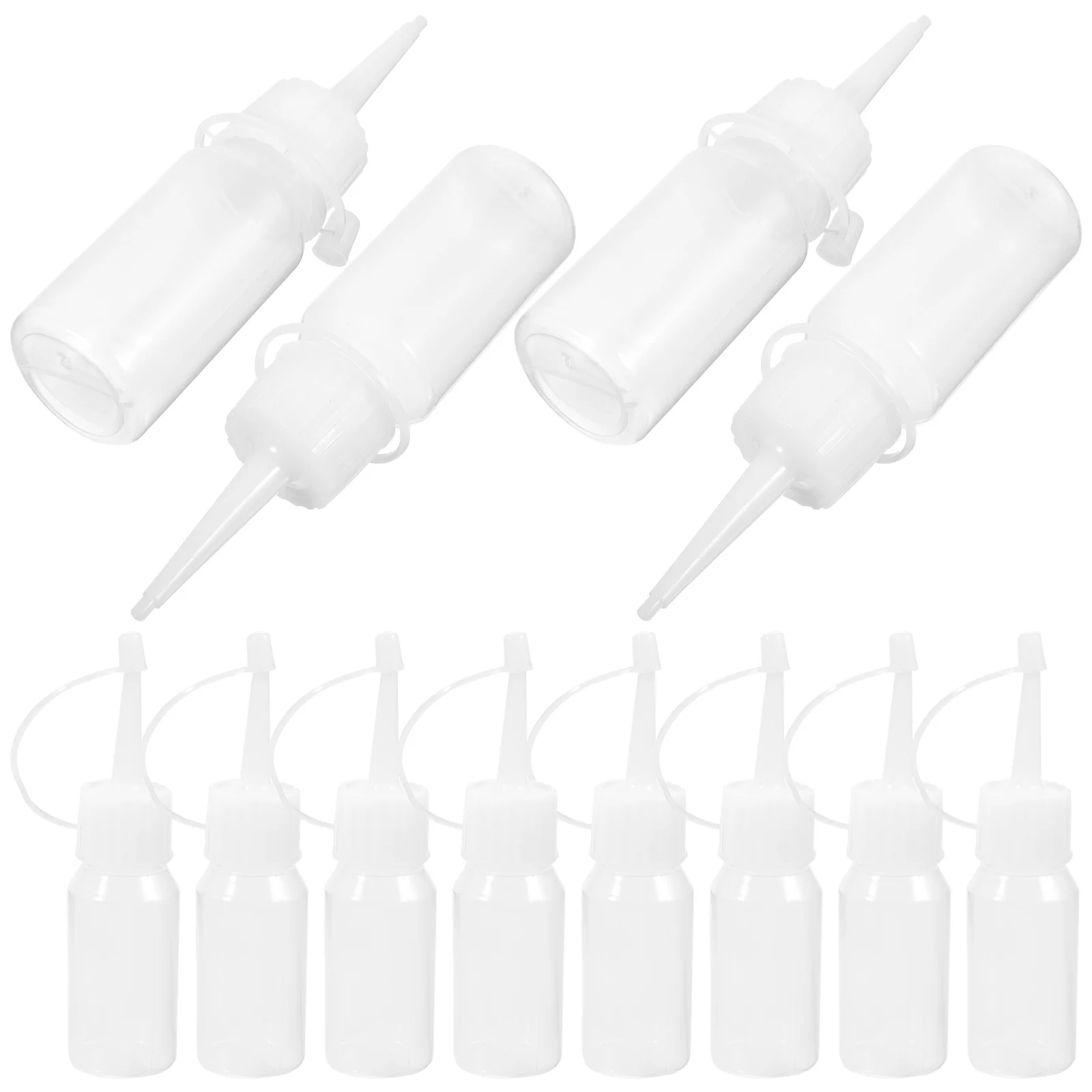 12 Pcs Hair Dye Bottle Paint Quilling Bottles Oil Dispenser Pointed Mouth Container Applicator for Dropper