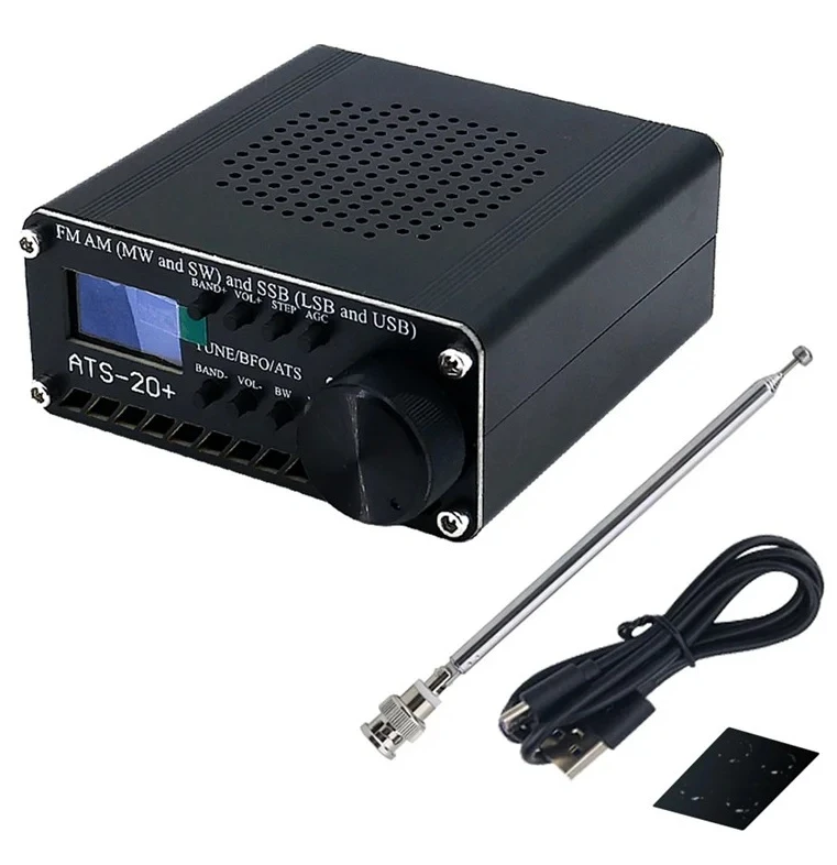 

FM AM (MW SW) SSB (USB LSB) DSP SDR receiver with built-in antenna FFYY-ATS-20+Si4732 full band radio receiver upgrade