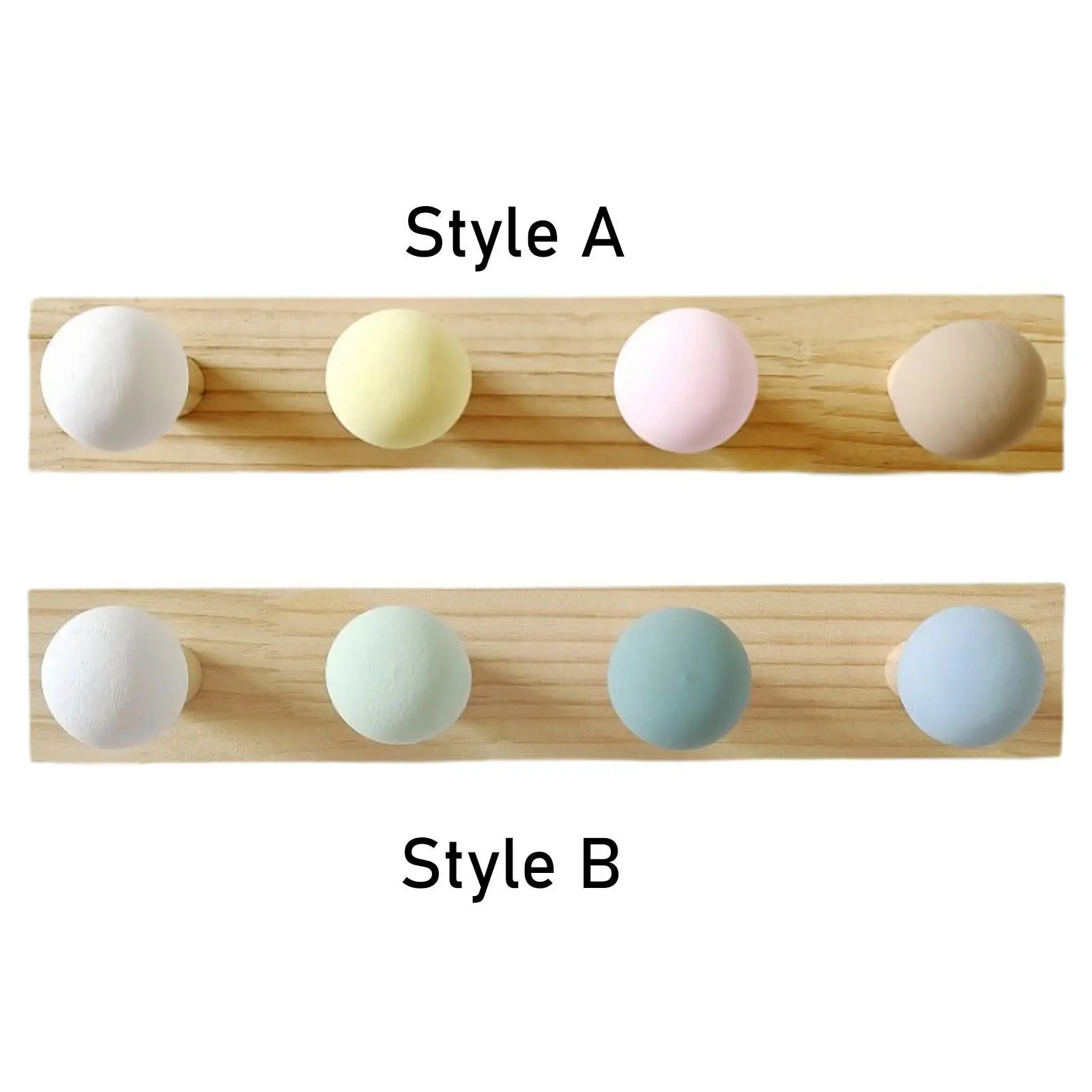 Wooden Coat Hooks Hat Rack Wooden Coat Rack for Wardrobe Mudroom Living Room