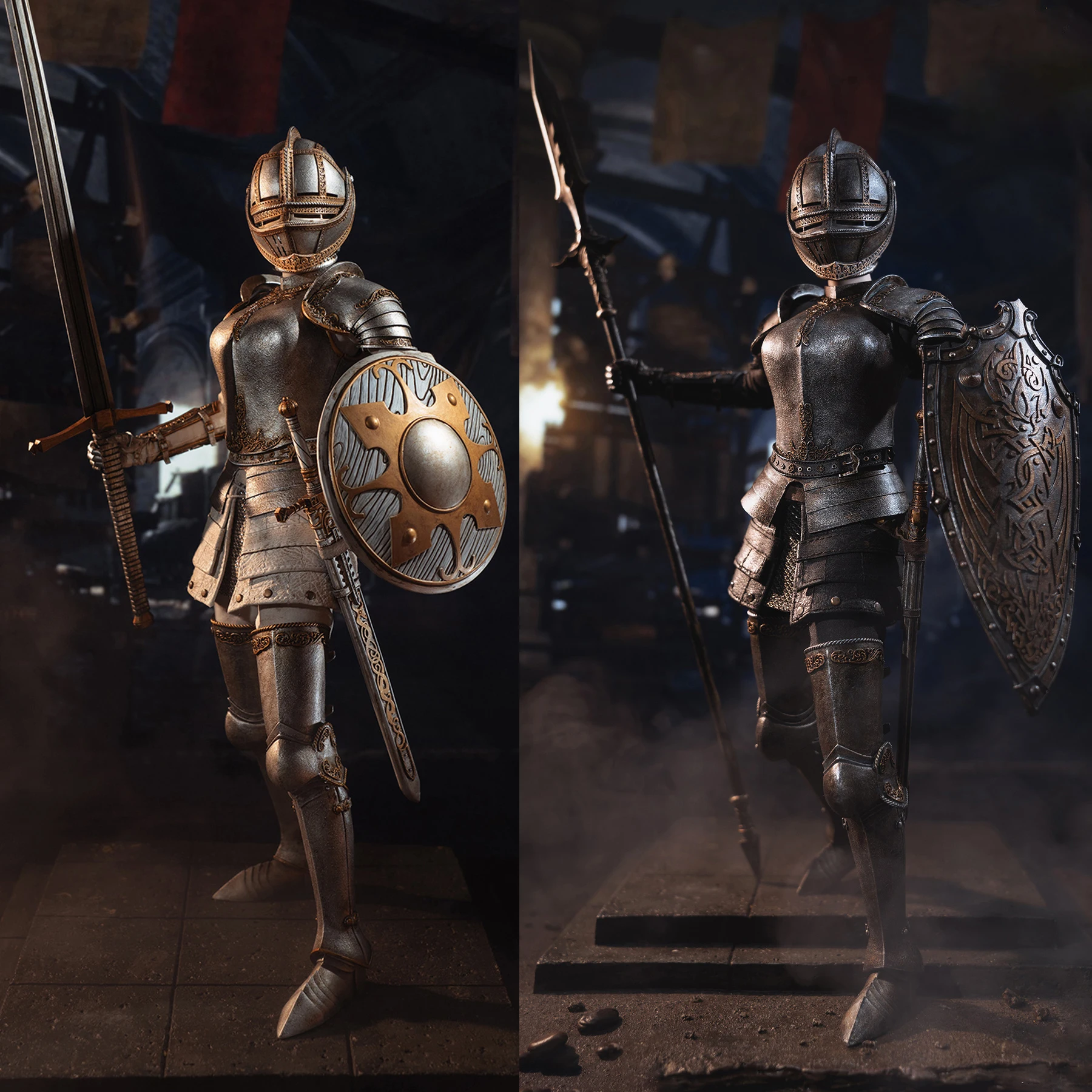 

1/6 TBLeague PL2021-183 Saintess Knight Warrior Golden/Sliver/Black Version Full Set Model Material For Collect Hobby Gift