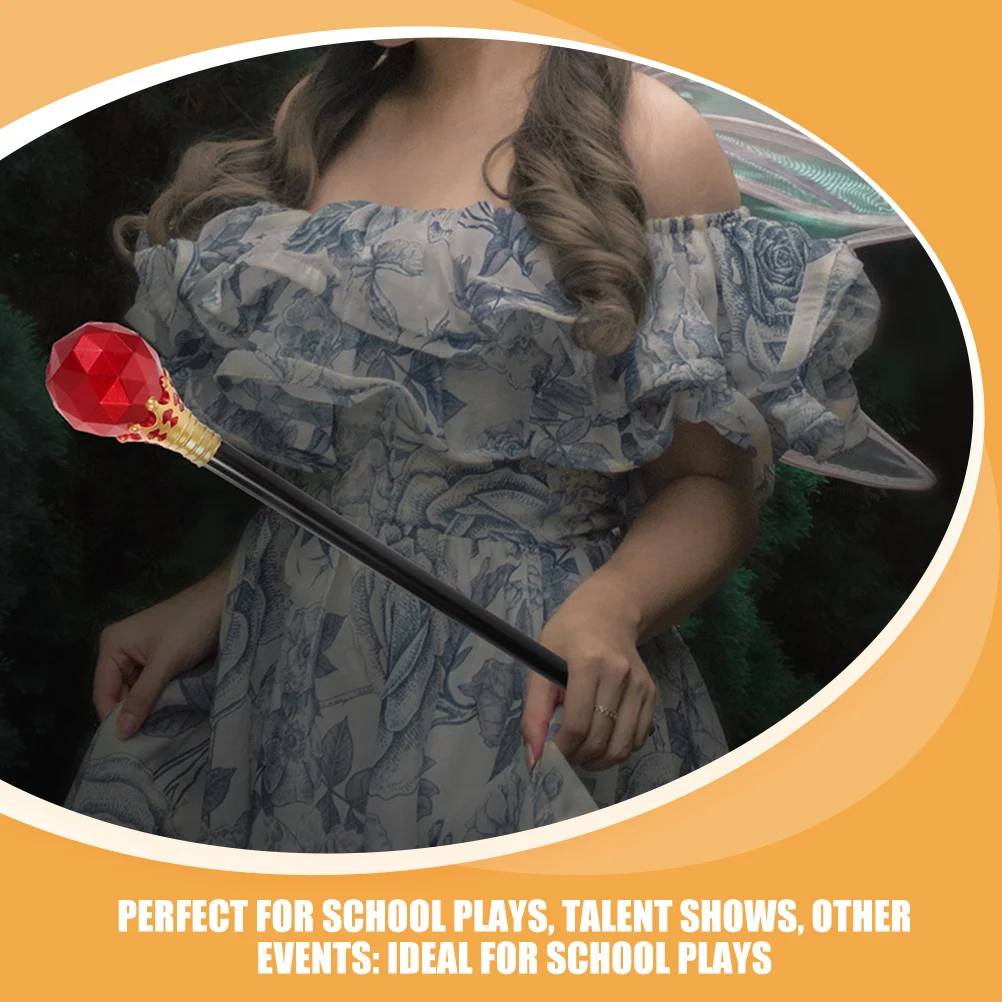Schöne geformte Zepter für Kinder, zum Spielen, Requisiten, Halloween-Party-Dekoration, Cosplay-Zubehör, Eleganz, Touch-Party-Walking-Zepter