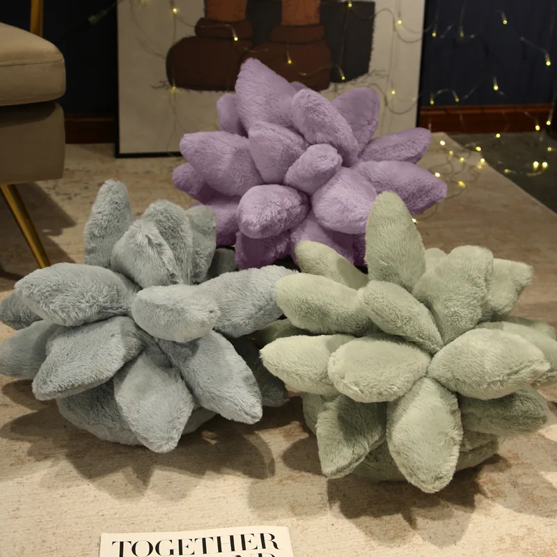 25/45ซม.การจำลองพืช Plush ตุ๊กตาของเล่นตุ๊กตา Creative Potted ดอกไม้เก้าอี้เบาะรองนั่งเบาะสำหรับสาวของขวัญ