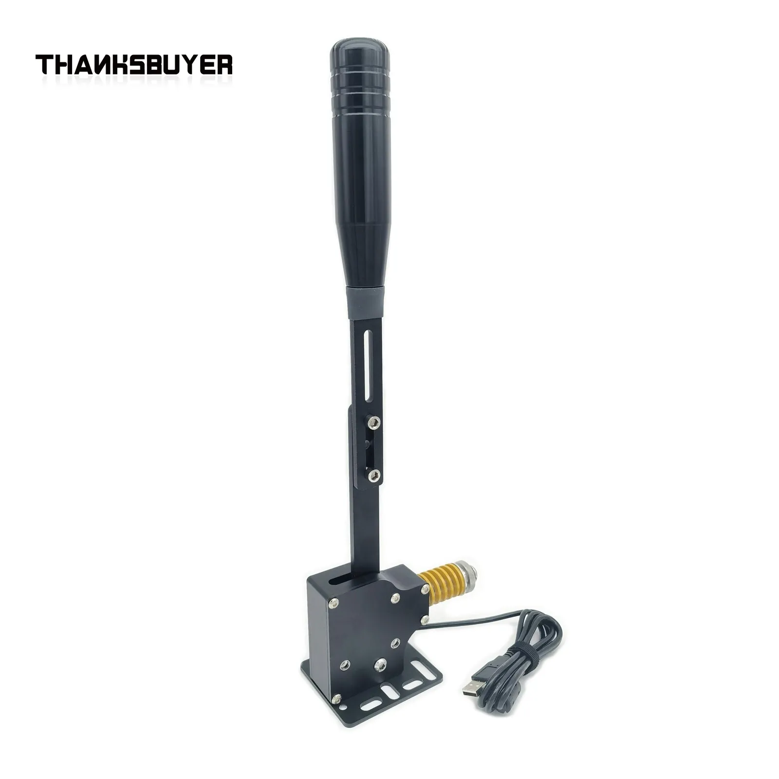 Simplayer Linear Handbrake Sim Racing Game Handbrake (All-Black/(with Black/Blue Handle) Suitable for Logitech G27 and G29