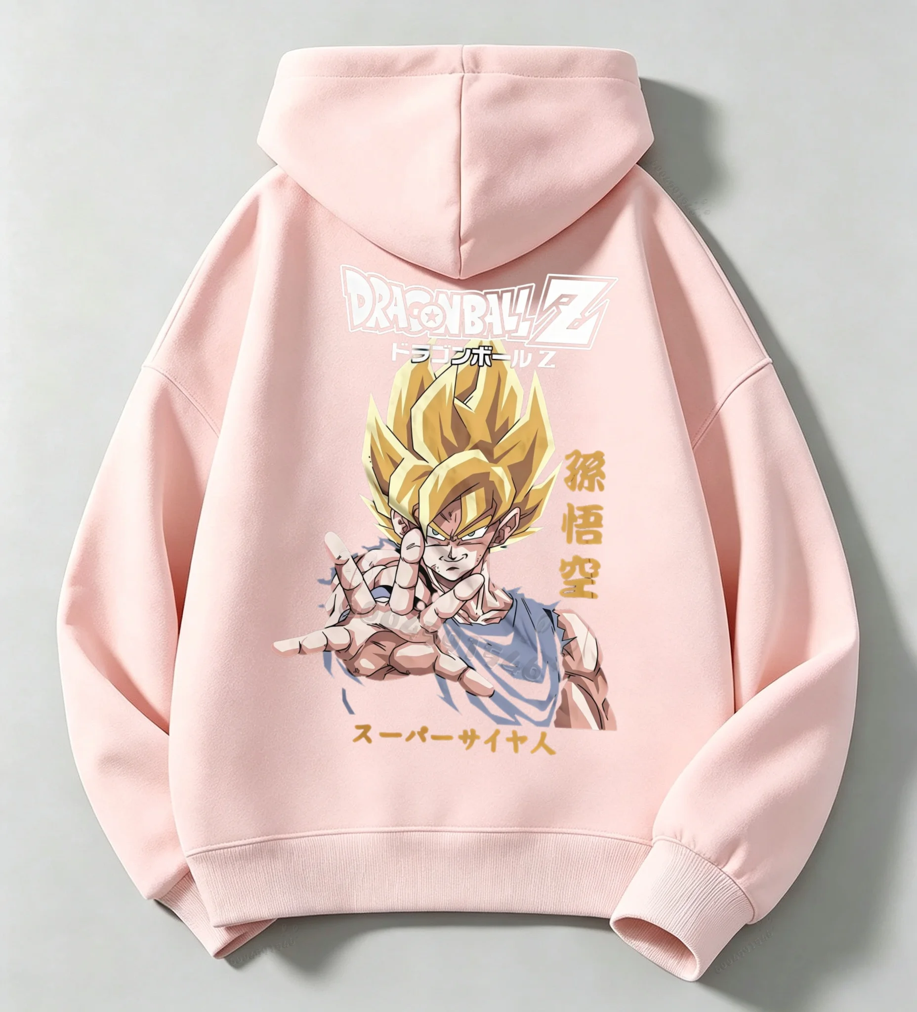 Dragon Ball Z Herbst/Winter Kinder-Kapuzenpullover - Cooler Charakter-Anime-Print Warmer Pullover für Jungen und Mädchen – Detail 9