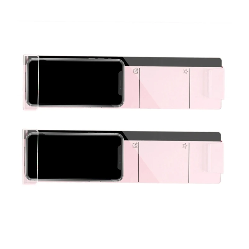 2pcs Memo Board Top Mount Sticky Note Holder Message Panel Computer Message Board Screen Memo Board