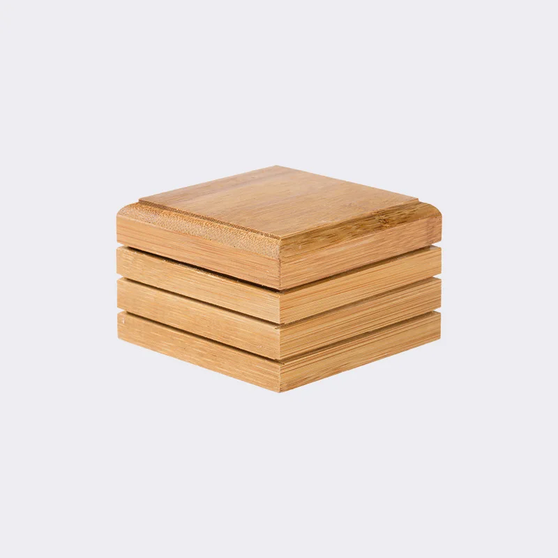 Simple bamboo manual soap box Japanese bamboo soap dish bamboo wooden soap rack