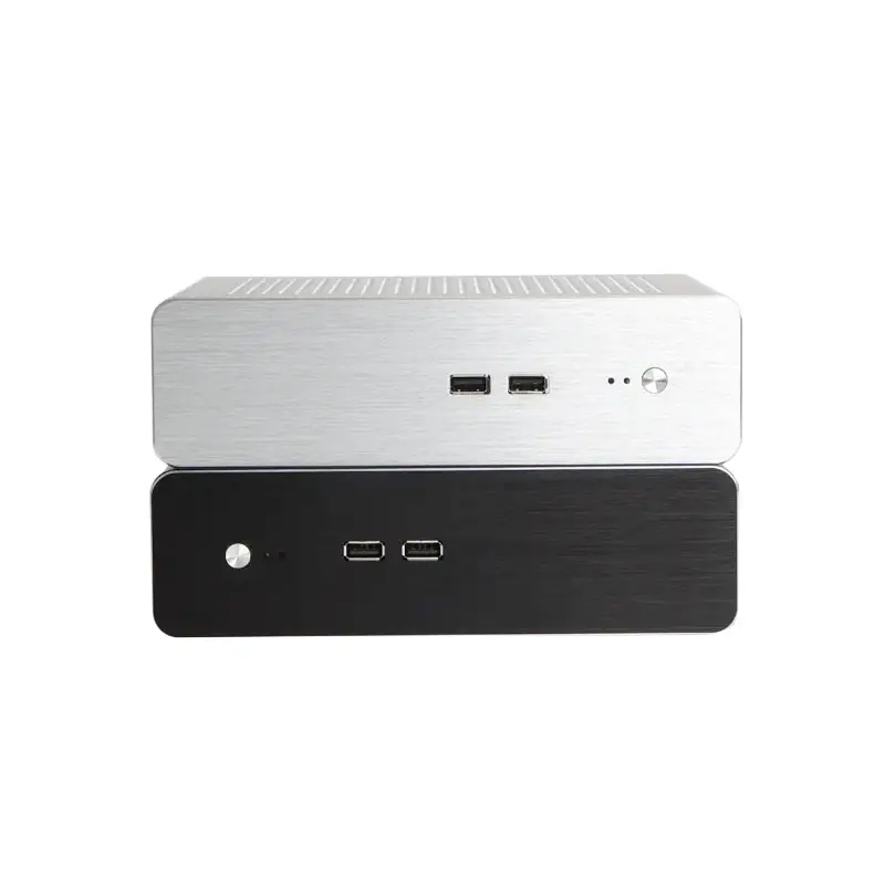 

New Home Office Aluminum Alloy ITX Computer with J1900 \ J4125 \ N5105 Processor Embedded Computer in Stock