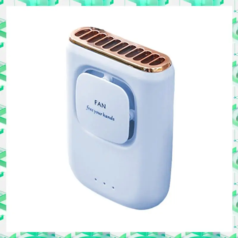 

Портативный вентилятор FIZP, персональный поясной вентилятор, подвесной вентилятор на шею без помощи рук, переносной ремень-вентилятор для кемпинга, строительных площадок