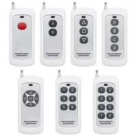 EV1527 433MHZ 315MHZ Control remoto de alta potencia 1000m 1 ~ 8 botones aprender código puerta de garaje abridor de puerta interruptor de Control remoto 12V