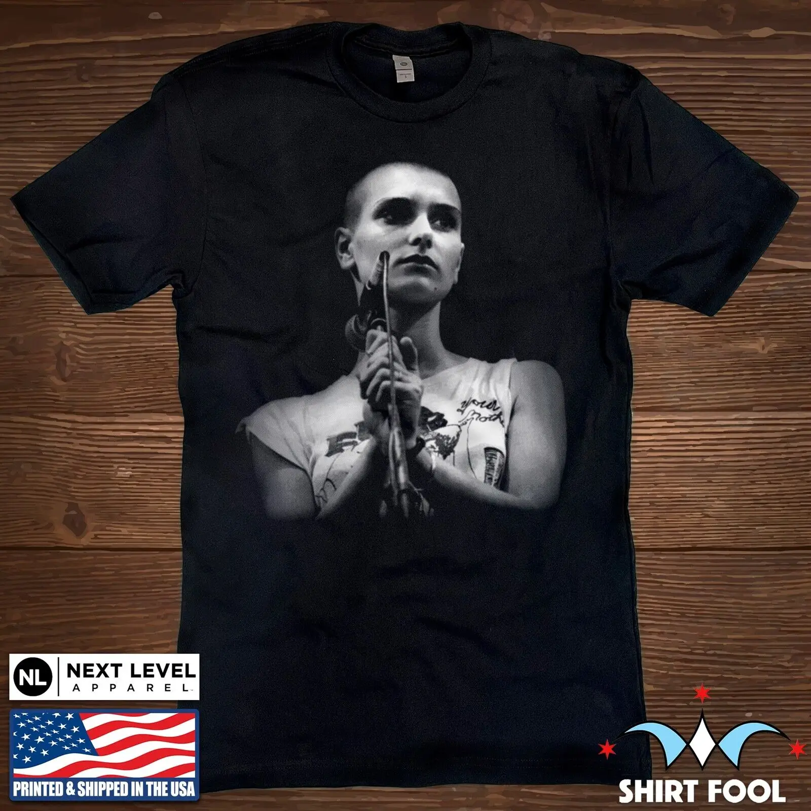 SINEAD O'CONNOR CONCERT T-SHIRT BLACK