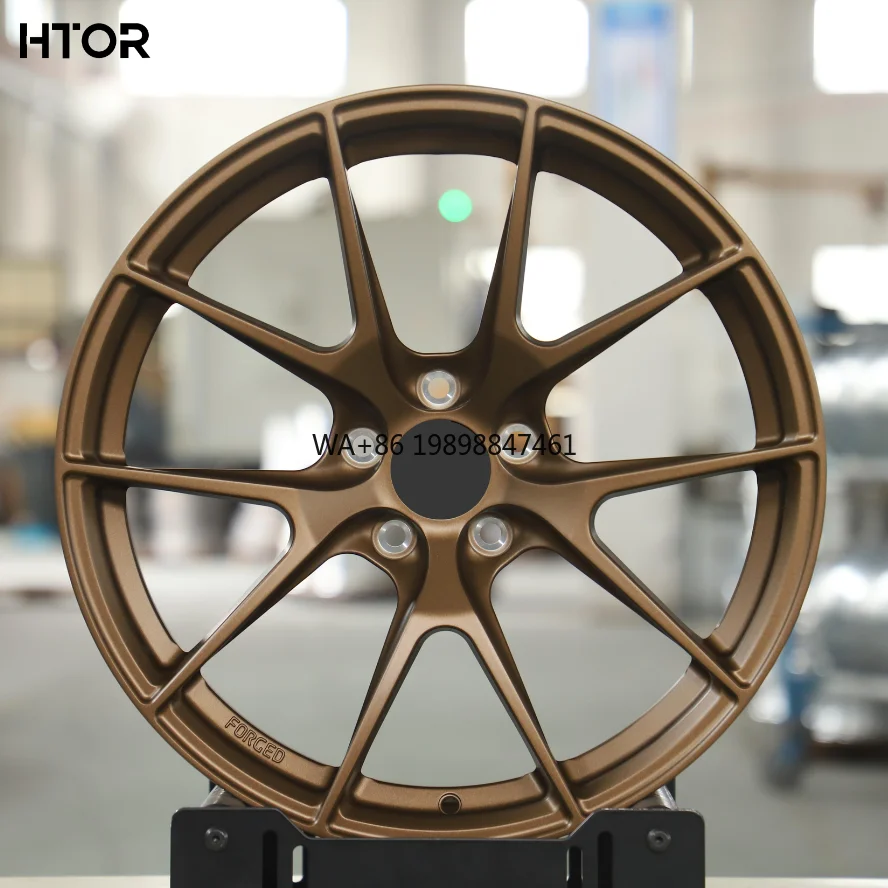 

HTOR Vs-5rs Recessed One-piece Forged Wheel Double Five Spokes 18 19 20 Inch Bronze Painted New Custom-made 5X120 5x112 for E30