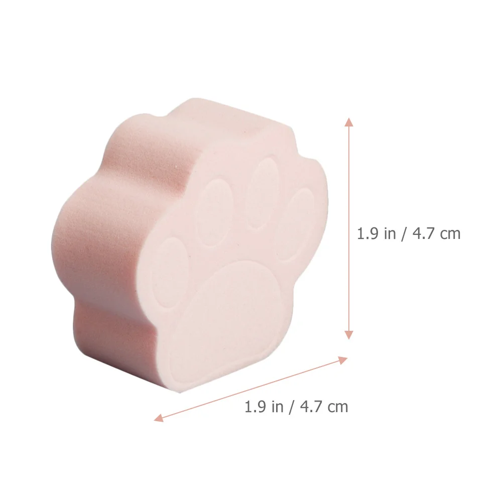 Esponja de maquillaje en polvo con garra de gato, 16 Uds., para base, polvo suelto, herramienta de belleza, almohadilla aplicadora suave y compacta para viajes