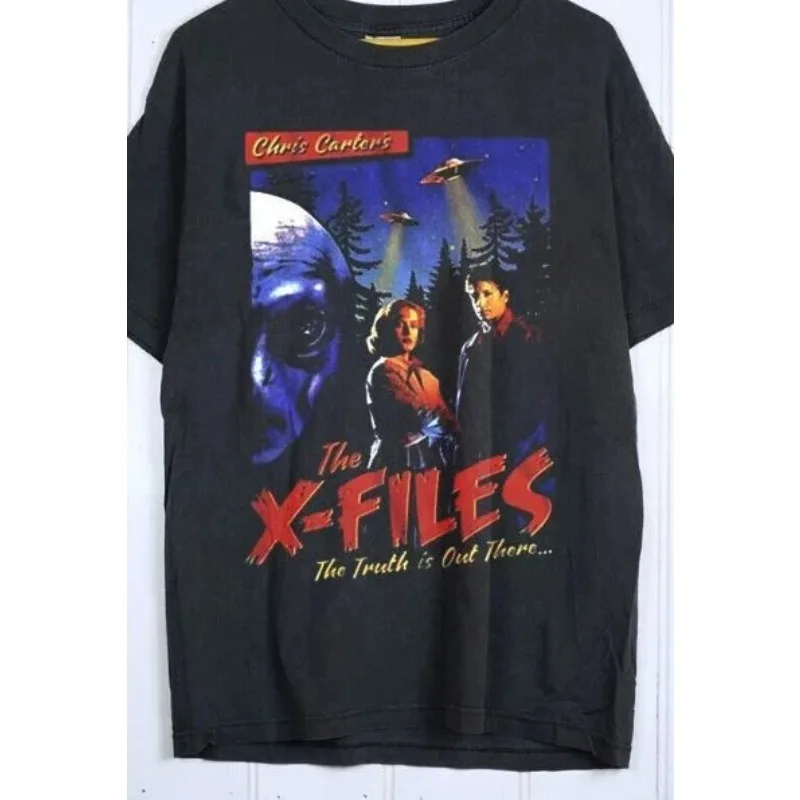 Retro Pattern X File Truth Is There Men's T-shirt Summer Unisex Y2K Casual Fashion T-shirt