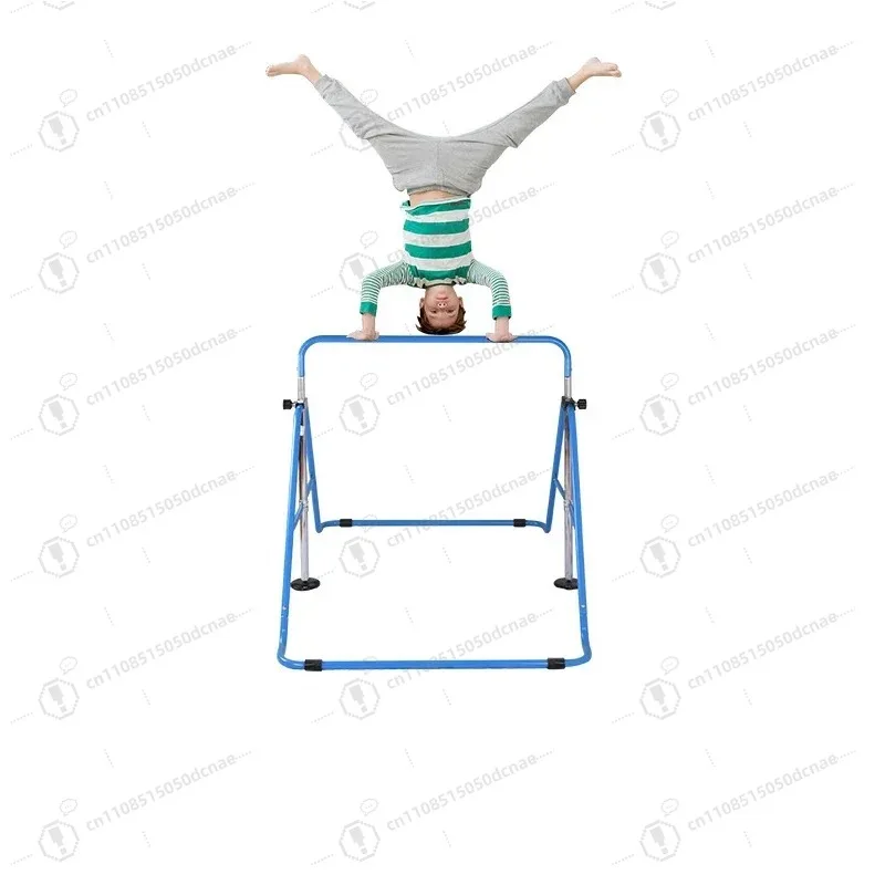 Folding Adjustable Height Kids Gymnastics Horizontal Bar Home Training Pull Up Equipment