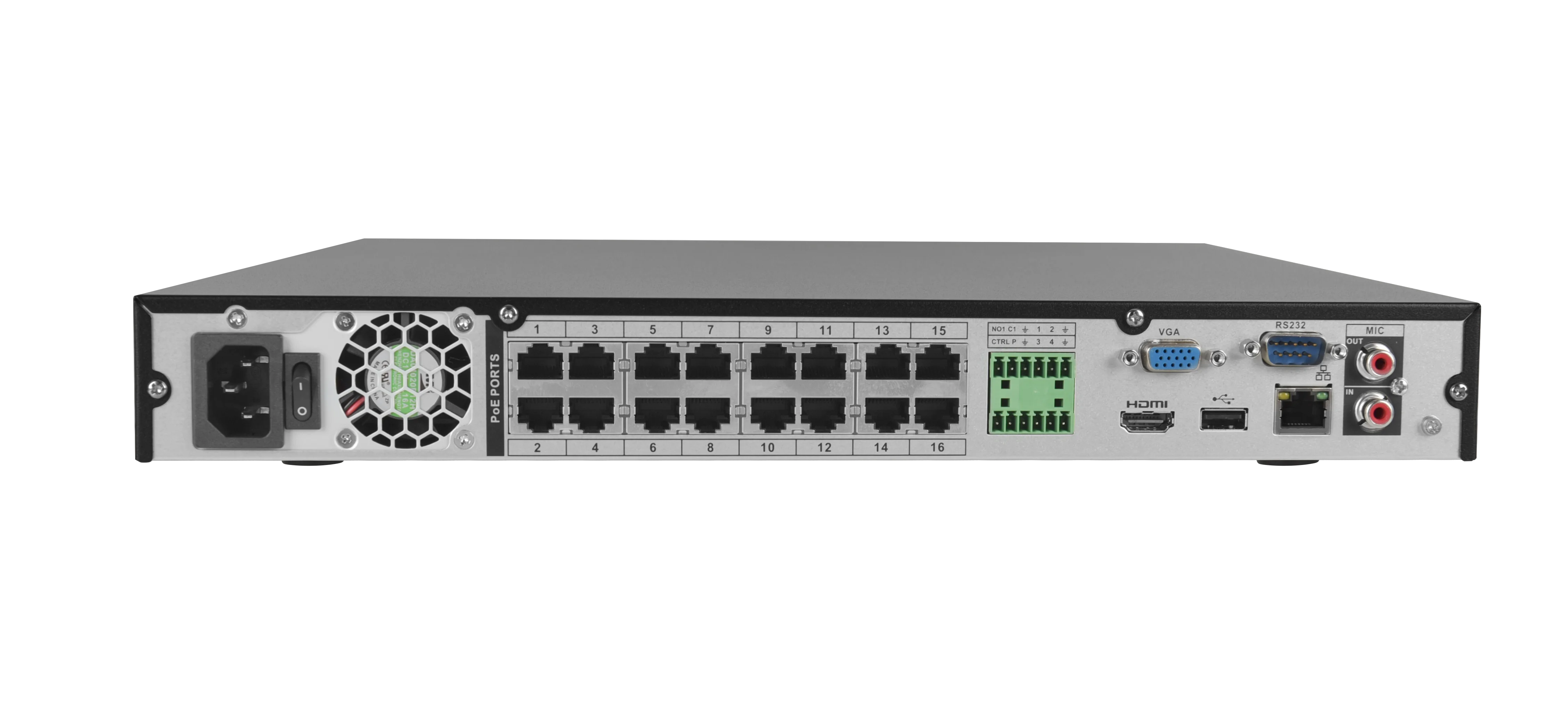 Original Dahua NVR4232-16P-EI 32 Channel Network Video Recorder 16PoE Mobile Phone Access H.265+ Face Recognition SMD Plus NVR image 2