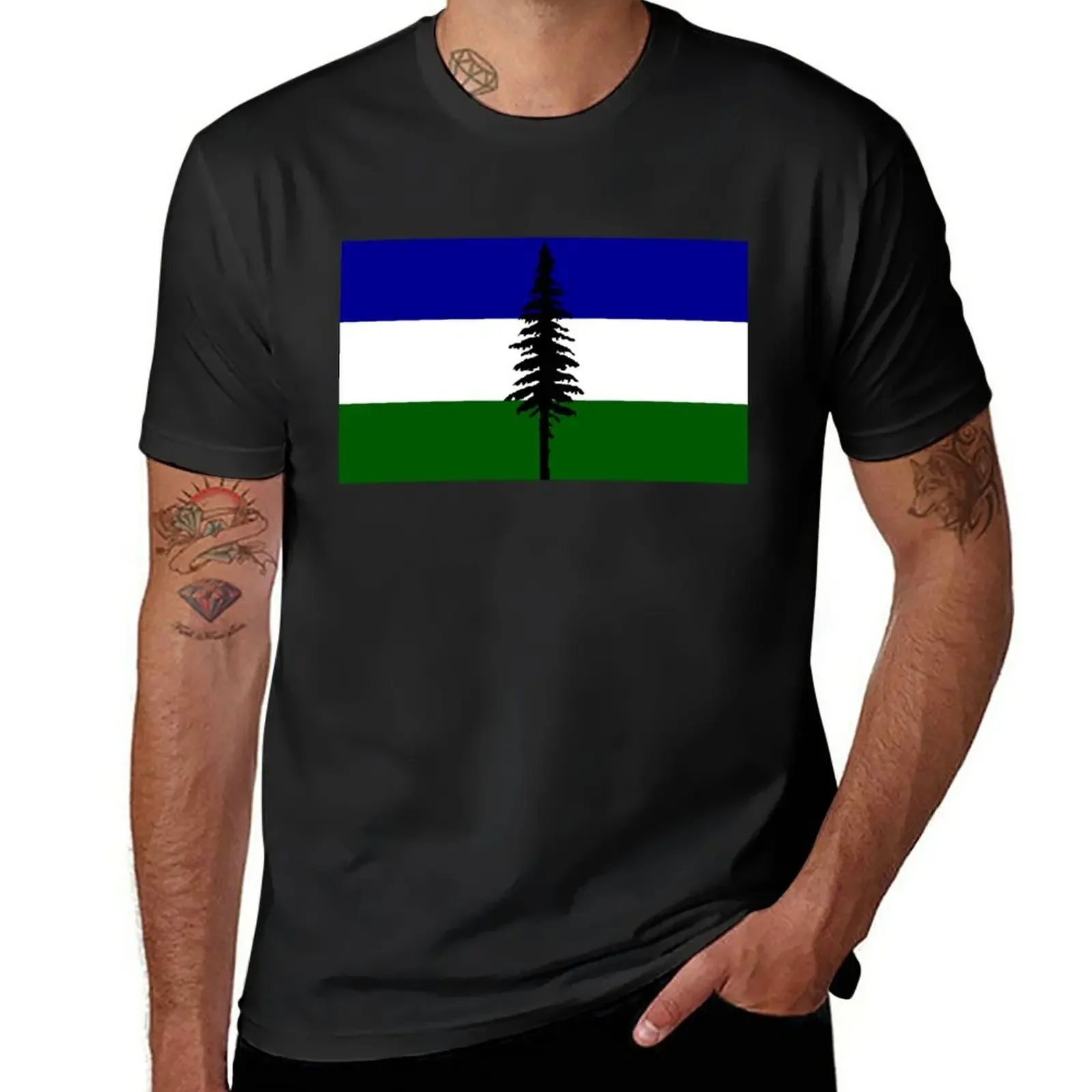 Cascadia Flag T-Shirt hippie clothes for a boy mens t shirts