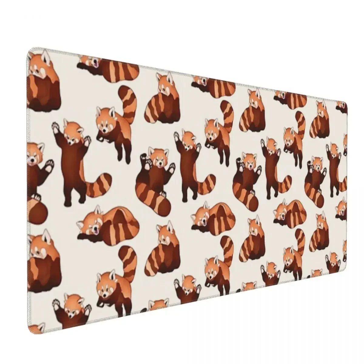 الباندا الحمراء نمط كبير ماوس الوسادة الكمبيوتر لوحة المفاتيح ماوس حصيرة الألعاب الكمبيوتر المحمول مكتب حصيرة مكتب الملحقات الجدول الحصير