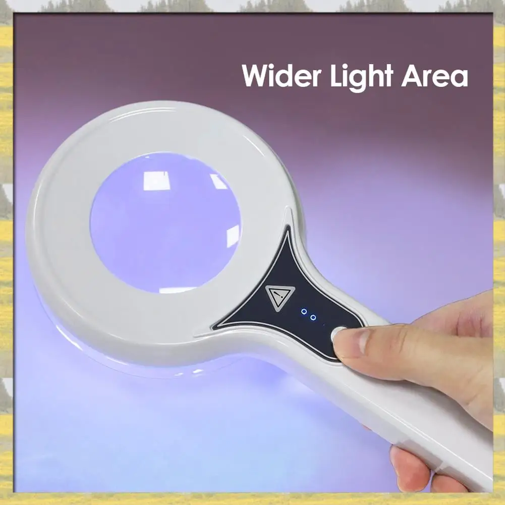 Offre spéciale bois lampe analyseur de peau pour la peau UV grossissement beauté test du visage lampe en bois lumière analyse de la peau détection soins de la peau