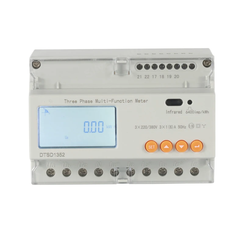 3-phase multi-function meters DTSD1352-C 0.5s RS485 modbus-rtu solar Solis inverter power metering