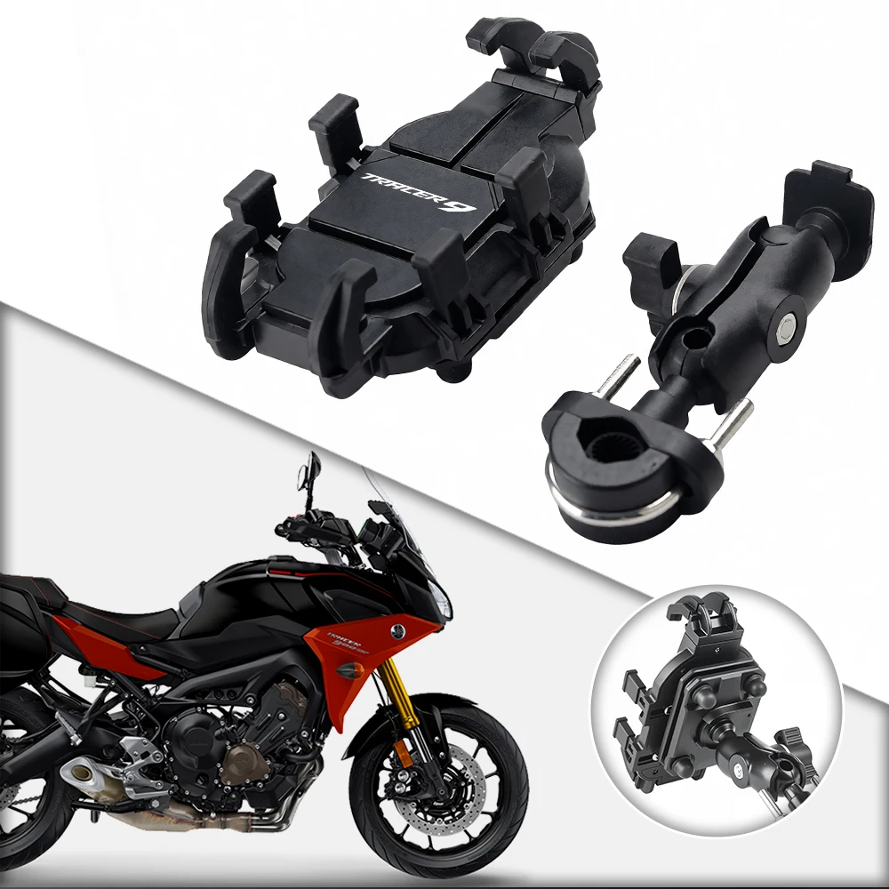 Riding Motorcycle Aluminum Phone Navigation Holder Shock Absorber For Tracer Tracer9 Tracer9GT Tracer700 Tracer700GT xt660z 1200