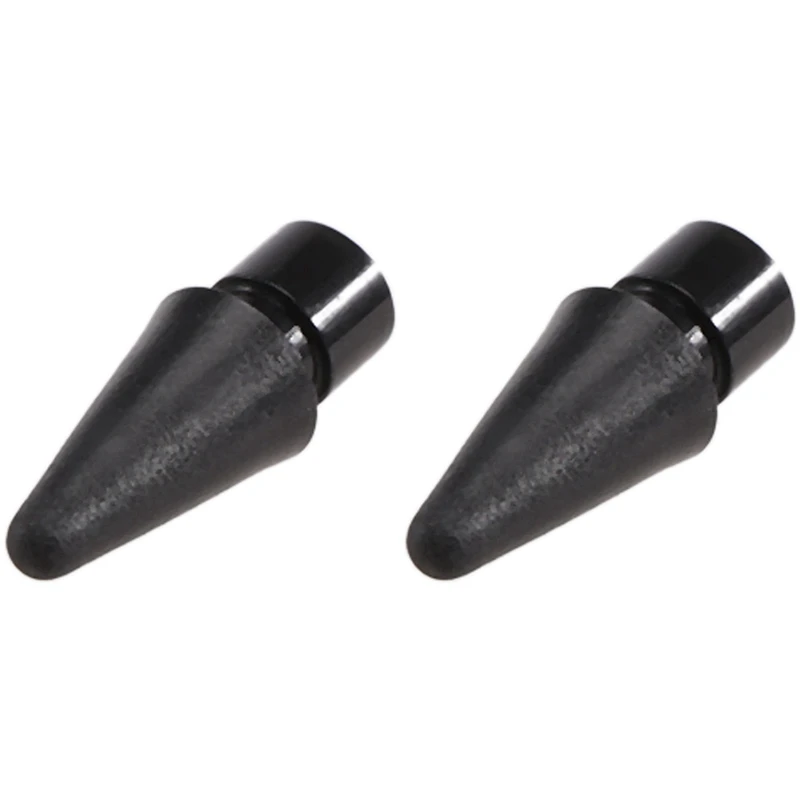 4 шт., сменные наконечники для карандашей Apple Pencil 1-го и 2-го поколения (черные)