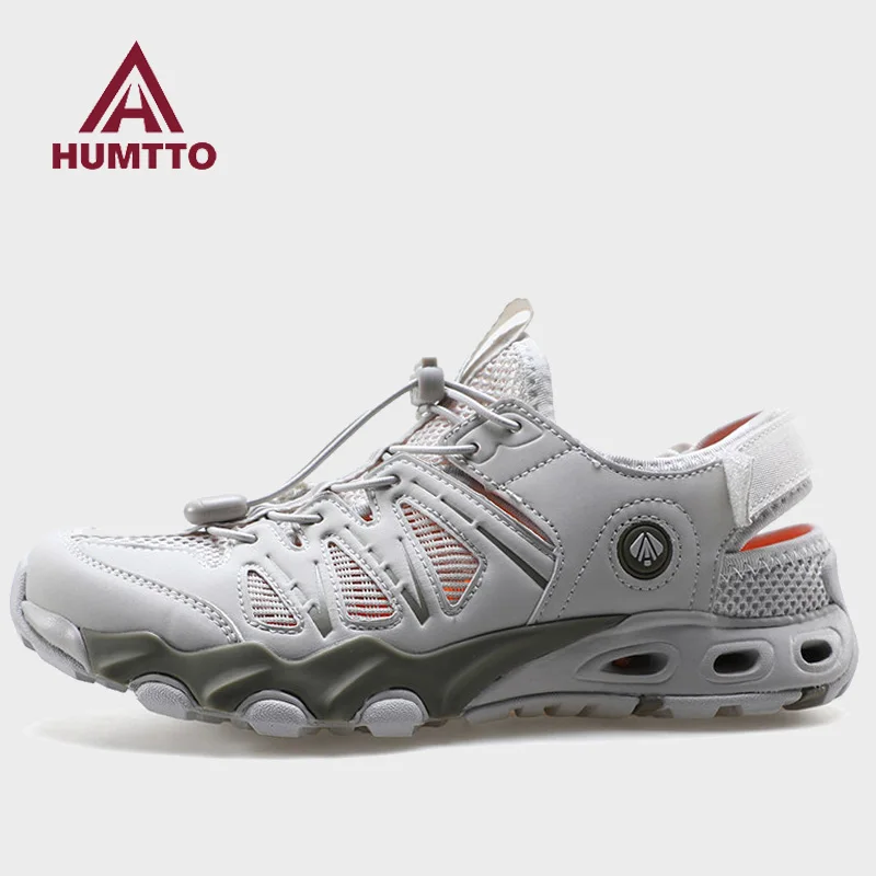 

HUMTTO Men Upstream Shoes Outdoor women Breathable Mesh Quick drying ankle water Sneakers Non-slip Trekking Wading Aqua Shoes