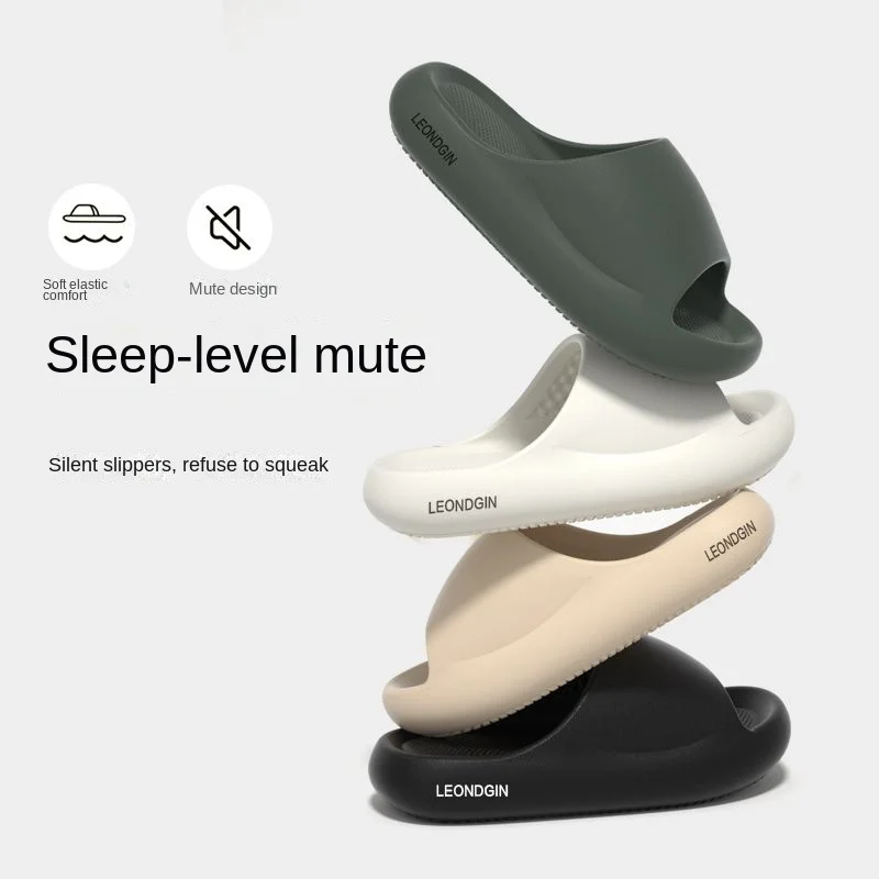 Xiaomi รองเท้าแตะคู่พื้นหนาสำหรับใส่ในบ้านกลางแจ้งกันลื่นกันกลิ่นสำหรับผู้ชายและผู้หญิง