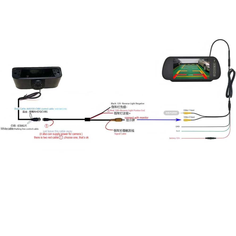 CCD Car Brake Light Rear View Reverse Camera For Nissan NV200 Vehicle Backup Parking Reversing Camera Water Proof Night Vision