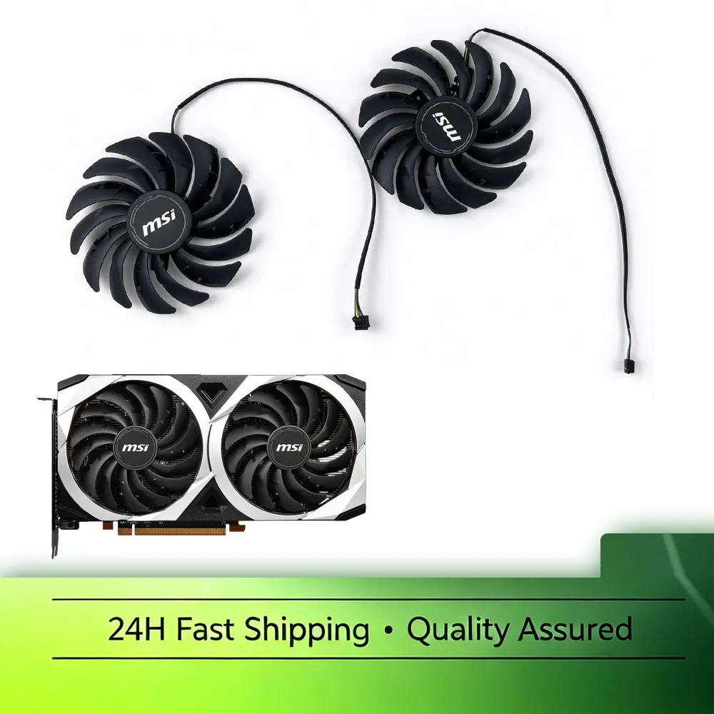 NEW Cooling Fan 95MM 4PIN PLD10010S12HH For MSI Radeon RX 6650 XT MECH 2X 8G OC video card fans