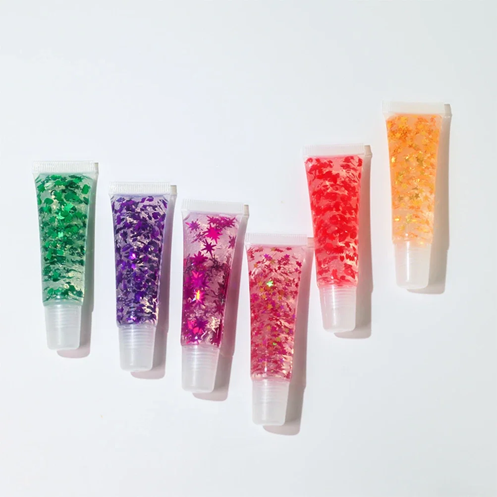 

13 Colors Private Label Lip Gloss Wholesale Cute Sakura Star Sequins Kids Lipgloss Custom Lip Gloss Tubes With Logo Lip Glaze