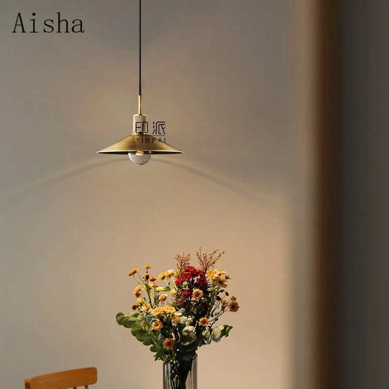 American Retro Chandelier Bar Counter Coffee Shop Pendant Lamp Bedroom Living Room Indoor Lighting Fixtures