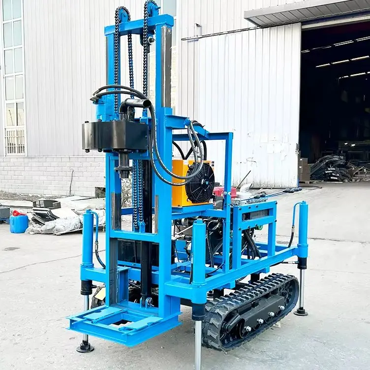 Customized Drought Prevention Well Rig Diesel Powered Wheeled Universal Spare Parts Farm Irrigation Machine