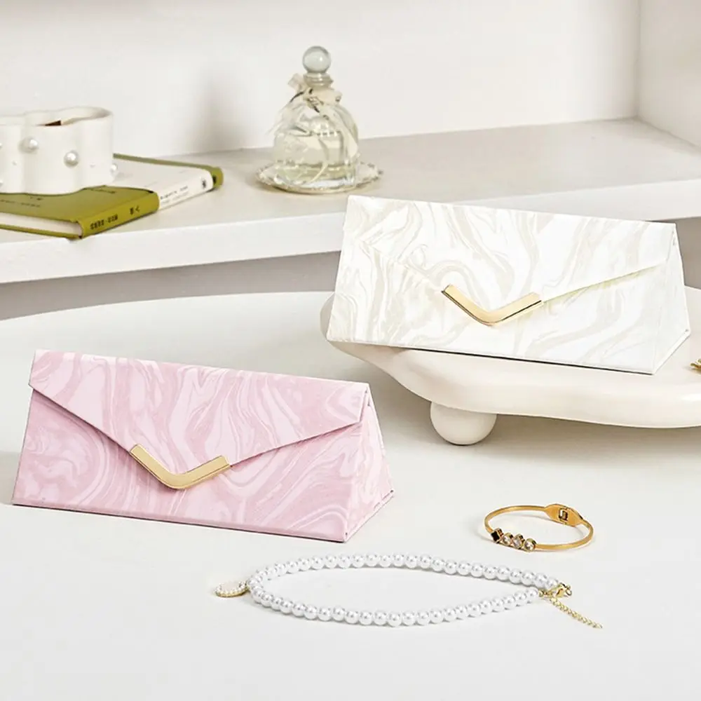 

Складная шкатулка для украшений из искусственной кожи с несколькими отделениями, компактный футляр для очков большой вместимости