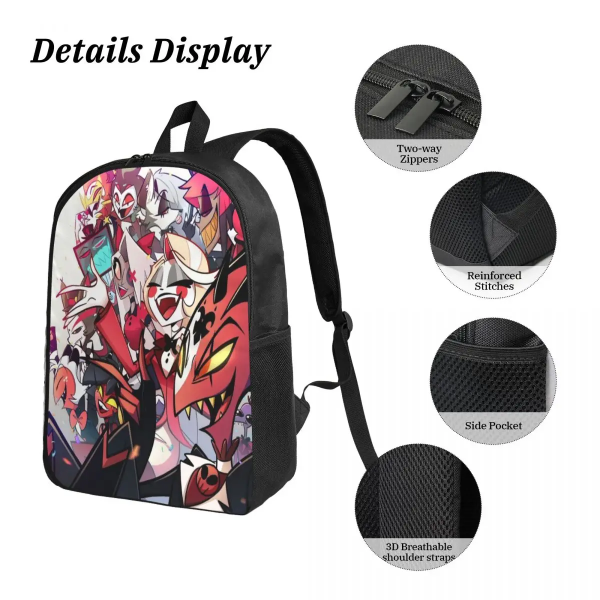 مجموعة حقائب مدرسية لفندق Hazbines مكونة من 3 قطع لصبي فتاة صناديق أقلام رصاص مجموعات حقائب الظهر مع صندوق الغداء لطلاب المدارس Daypack #3